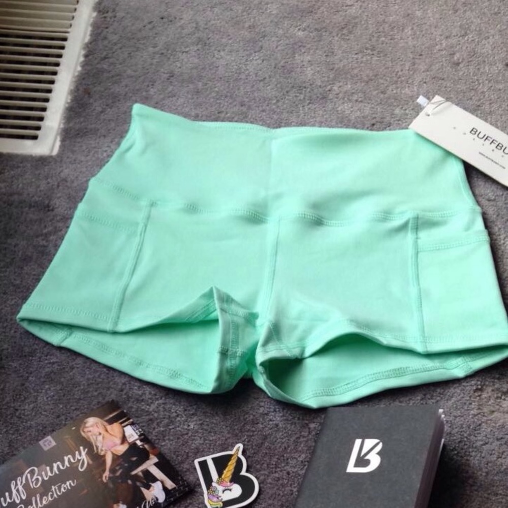 Buffbunny’s Melina shorts in mint brand new